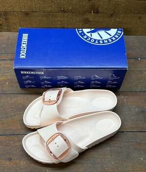 Birkenstock Madrid Big Buckle EVA Size 40 Light Rose Sandals